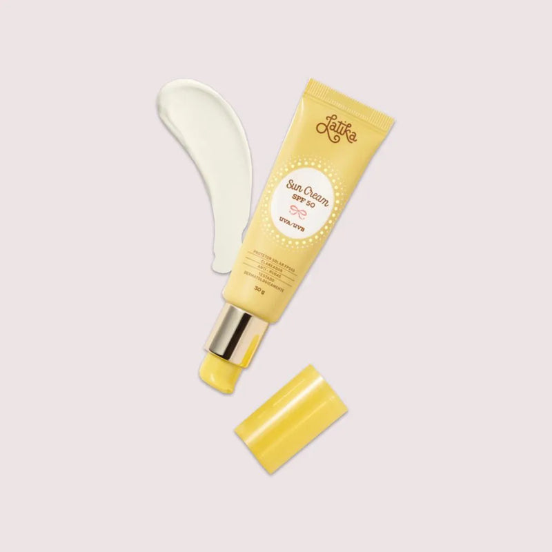 Kit BB Cream Anti-Rugas FPS44 Bege Medio + Protetor Solar Latika Sun Cream FPS50