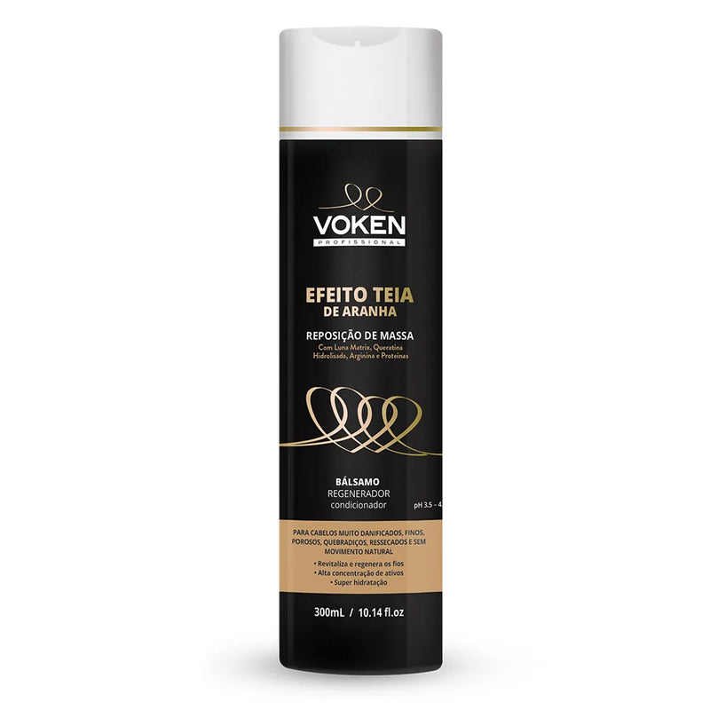 Voken Efeito Teia Combo Shampoo + Condicionador + Leave On